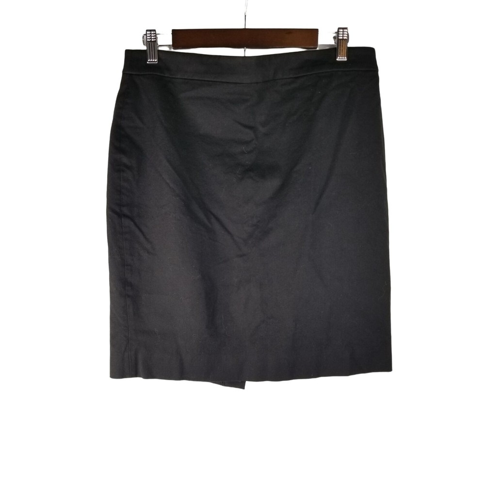 J.Crew No. 2 Pencil Skirt 12P Petite Women's Black Used